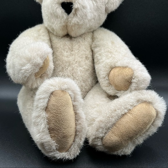 Vtg 1992 Vermont Teddy Bear Co. Fully Jointed Teddy Bear Plush Stuff Animal 16” - Picture 3 of 5